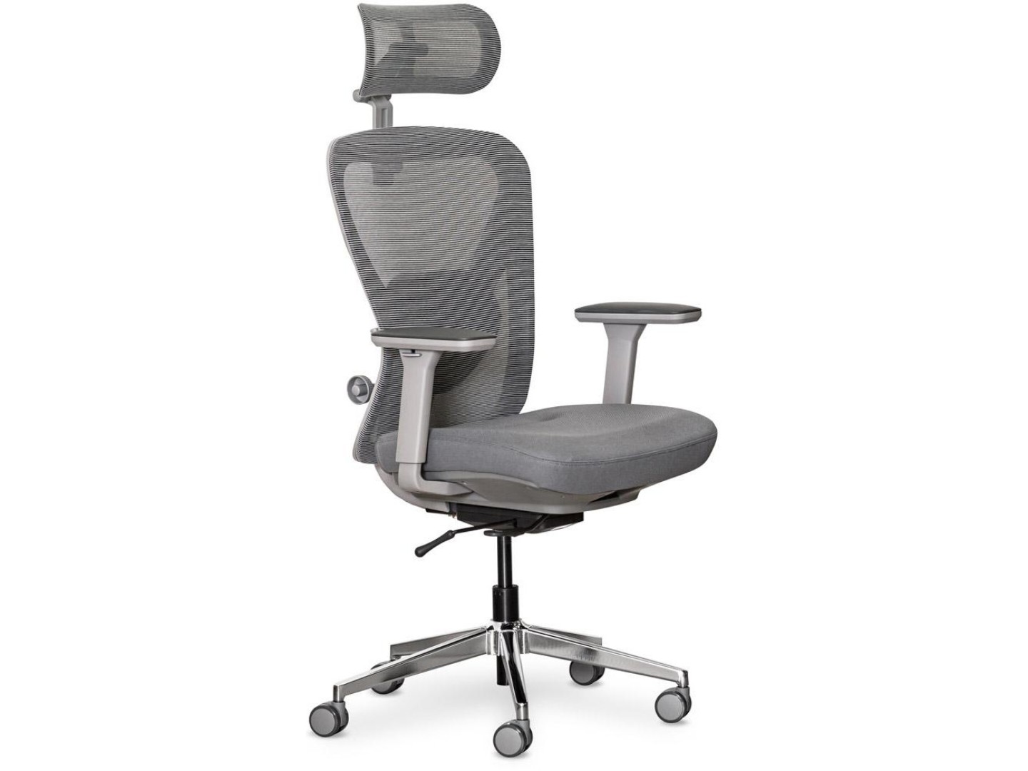 Крісло офісне Mealux Q1 Air Fabric Grey (HF Q-1 F/G) — фото 1